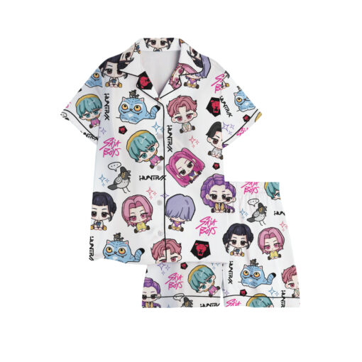Huntrix Saja Boys K-Pop Demon Hunters Pajama Set