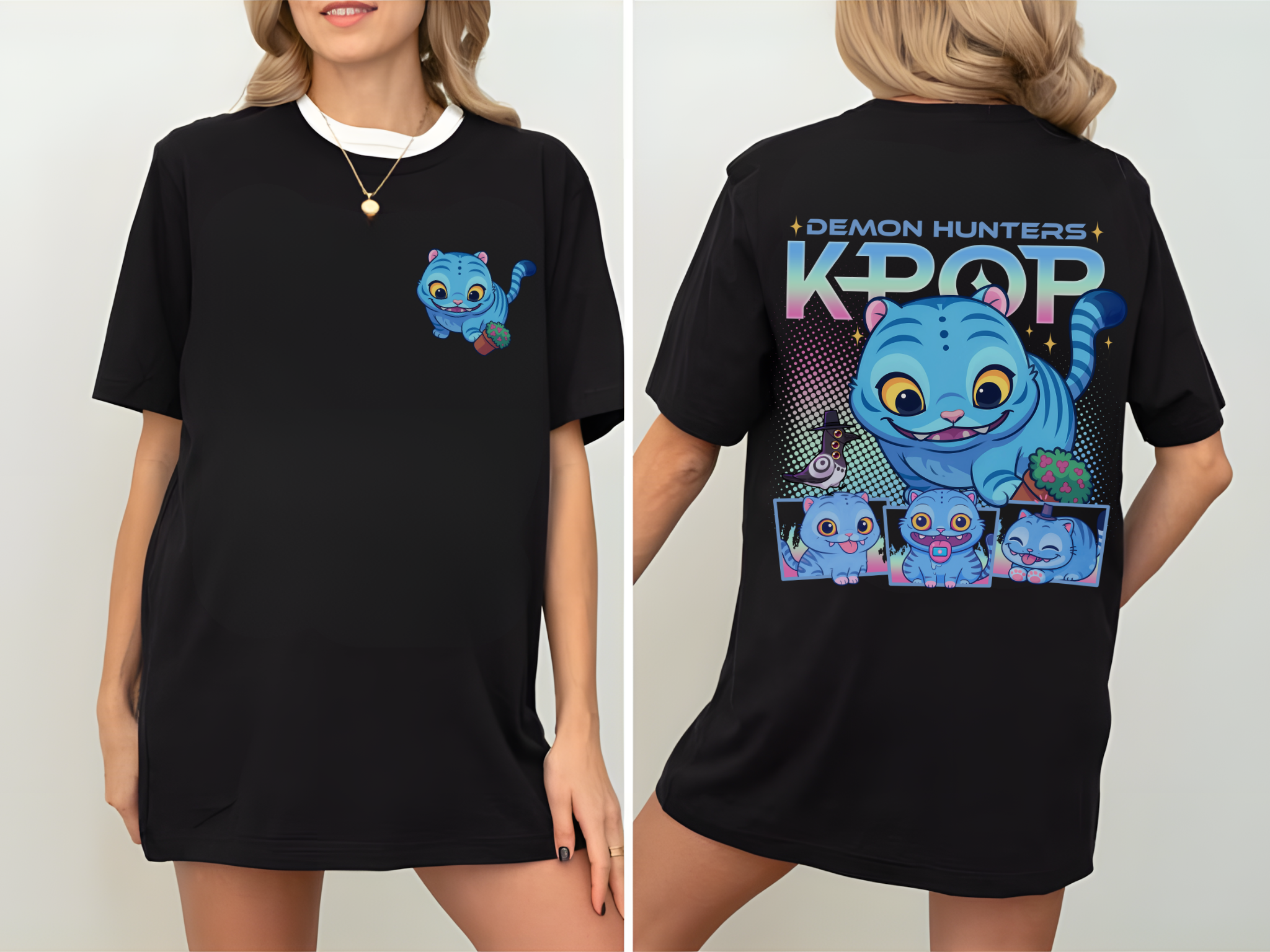 Derpy Tiger Kpop Demon Hunters T-Shirt/Sweatshirt/Hoodie, Kpop Demon Hunter Merch