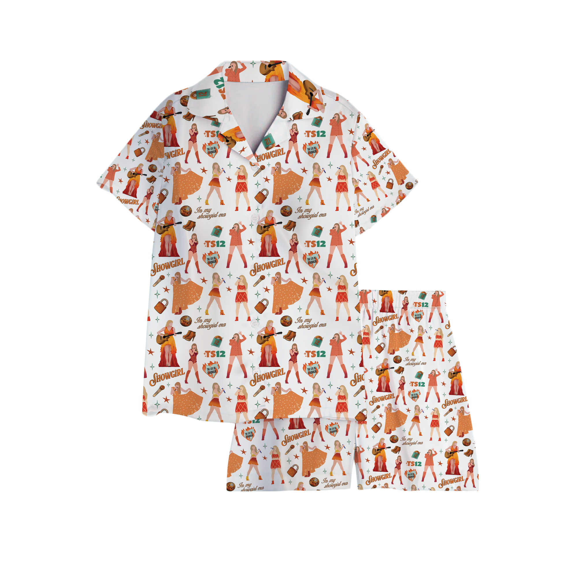 The Life Of A Showgirl Satin Pajamas - Girls Night Sleepover Outfit