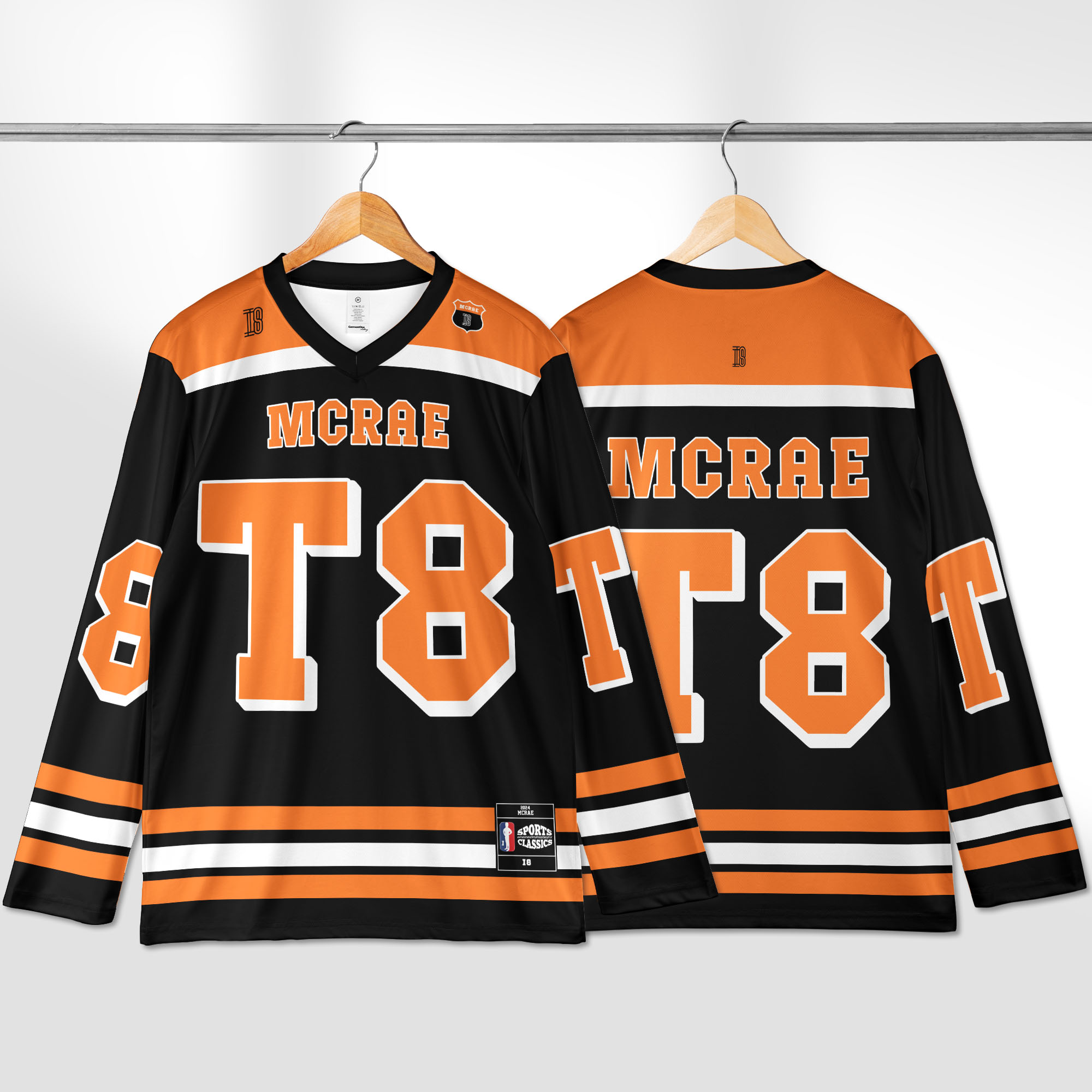 T8 x Lando Norris Hockey Jersey - Tate Mcrae Concert Clothes