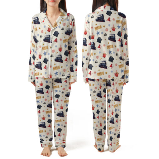 The Polar Express Pajamas Set, 90s Christmas Movies Matching Pajamas