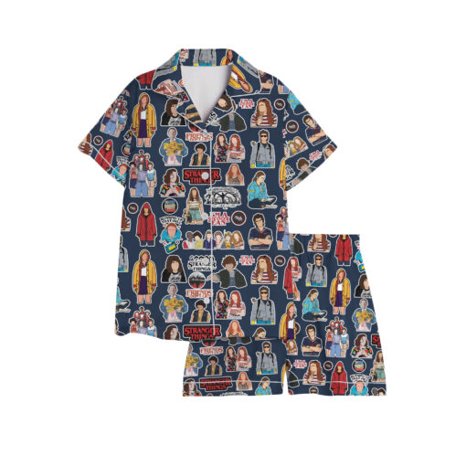 Stranger Things Pajamas Long Set and Short Set