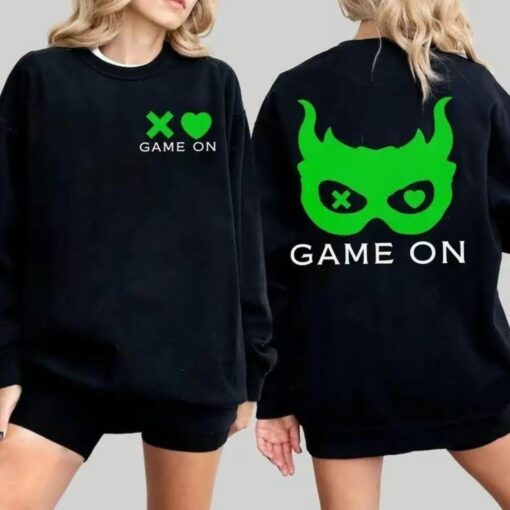 Double-Sided Game On Sweatshirt