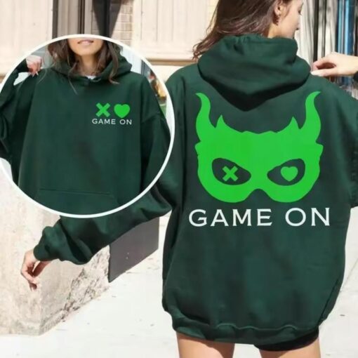Double-Sided Game On Sweatshirt