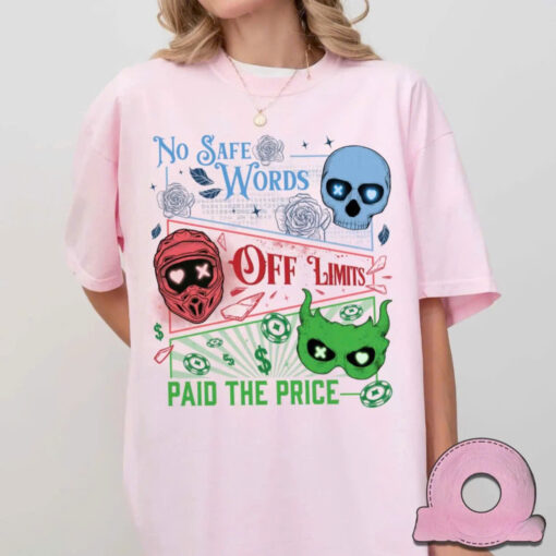 Officially Licensed Lights Out, Caught Up, Game On Masked Men, Library Dark Romance, Into Darkness Series, Morally Grey Book Shirt