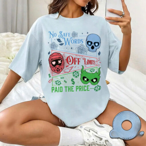 Officially Licensed Lights Out, Caught Up, Game On Masked Men, Library Dark Romance, Into Darkness Series, Morally Grey Book Shirt