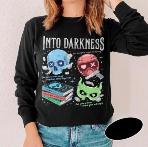 Officially Licensed Lights Out, Caught Up, Game On Masked Men, Library Dark Romance, Into Darkness Series, Morally Grey Book Shirt