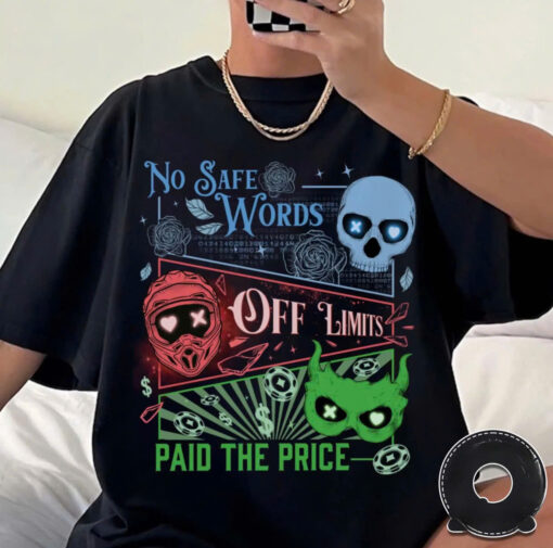 Officially Licensed Lights Out, Caught Up, Game On Masked Men, Library Dark Romance, Into Darkness Series, Morally Grey Book Shirt