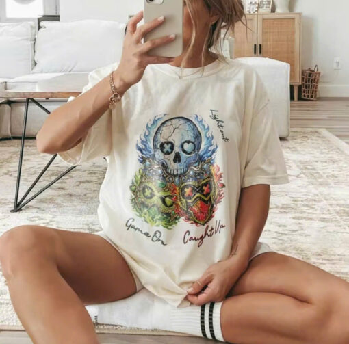 Officially Licensed Lights Out Caught Up Game On, Navessa Allen Shirt, Masked Men, Dark Romance Book Lover
